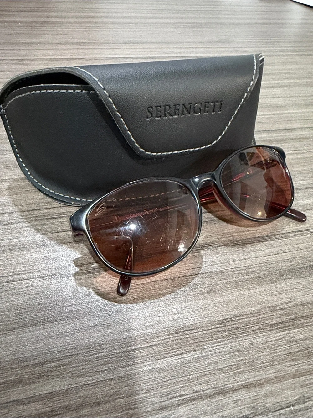 Vintage Serengeti Dark Brown  Lens Sunglasses